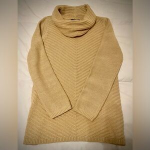 Style & Co Cowl Neck Sweater with Golden Threads